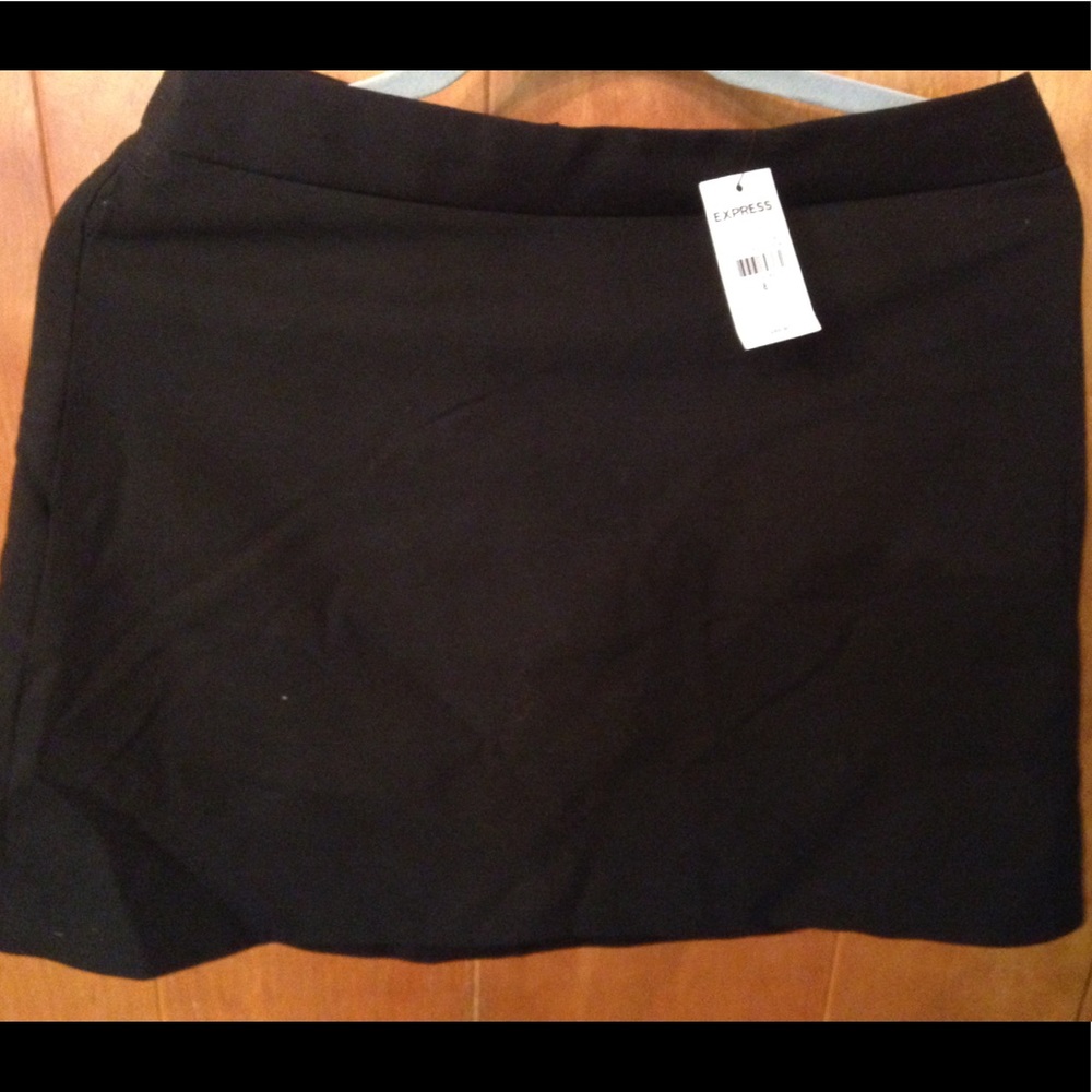 Brand New Short Black Express Skirt Sz 8